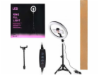 NoName ECOBOX LED PRSTENOVÁ LAMPA SELFIE KROUŽEK 26 CM MA...