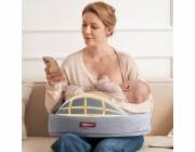 Momcozy EXKLUZIVNÍ KOJITELSKÝ POLŠTÁŘ Z PAMĚŤOVÉ PĚNY ŠEDÝ