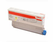 C833 / 843 Toner 10K žlutý 46443101