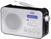 Rádio Trevi, DAB 7F92 R BK, přenosné, DAB+, FM, displej Dot Matrix, alarm, dobíjecí lithiová baterie