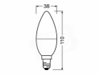 OSRAM VALUE E14 7W (7,5W)/840 CLB60W svíčka studená