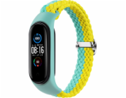 OEM pletený náramek Smart Band M3/M4/M5/M6 MINT-YELLOW