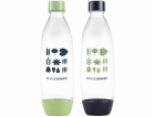 SodaStream Lahev FUSE 2x 1 l, zelená/černá