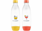 SodaStream Lahev FUSE 2x 1 l, oranžová/žlutá
