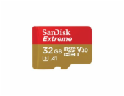 SanDisk Extreme - Paměťová karta flash (adaptér microSDHC - SD zahrnuto) - 32 GB - A1 / Video Class V30 / UHS-I U3 / Class10 - microSDHC UHS-I