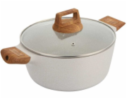 Kastrol s nepřilnavým povrchem a poklicí 28 cm Naturally BG-30643-CR
