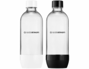 SodaStream Lahev JET 2x 1 l, bílá/černá
