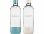 SodaStream Lahev JET 2x 1 l, modrá/sand
