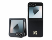 DKNY DKHCZF6PSMCSLK Z Flip6 F741 černá/černá kůže Matal Stack Logo