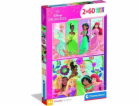Clementoni - Puzzle 2x60 Disney Princezny