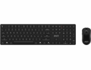 MSI FORGE K210 WIRELESS COMBO klávesnice Obsahuje myš Domov/kancelář USB QWERTY Americká angličtina Černá