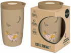 Coffee Format Termohrnek Hnědý s potiskem 350 ml