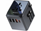 Yesido MC24 Univerzální adaptér UK/EU/US/AUS Max 8A (3xUS...