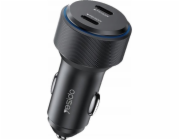 Yesido Nabíječka Autonabíječka Yesido Y48 PD 60W 2xUSB-C ČERNÁ