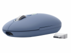 Trust Seron Slim/Kancelářská/Optická/3 200 DPI/USB+BT/Modrá
