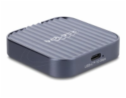 Delock - Kryt úložište - magnetic - M.2 - M.2 Card (PCIe NVMe & SATA) - USB-C - šedá