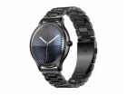 Chytré hodinky COLMI L28 (černé + černý ocelový řemínek)