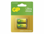 Baterie CR123A GP Ultra lithiová (foto) 2ks