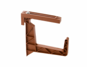 UNIPLASTEX Plastový držák na hrnce , hnědý