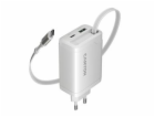CANYON charger OnCharge 65RC Build-In Cable USB-C 65W 1xP...
