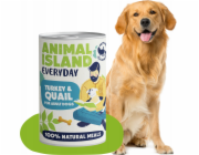 ANIMAL ISLAND Everyday Turkey and quail - vlhké krmivo pro psy - 400g