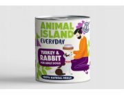 ANIMAL ISLAND Everyday Turkey and rabbit - vlhké krmivo pro psy - 800g