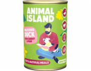 ANIMAL ISLAND Kachna s prosem a mrkví - vlhké krmivo pro psy - 400 g