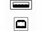 USB kabel (2.0)  USB A samec - USB B sam