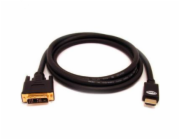 Video kabel DVI (18+1) samec - HDMI same