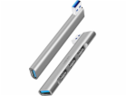 LogiLink Tenký USB-A HUB na 1x USB-A 3.0 3xUSB-A 2.0