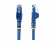Startech 50cm CAT6 Ethernet Cable, 10 Gigabit Snagless RJ45 650MHz 100W PoE Patch Cord, CAT 6 10GbE UTP Network Cable w/Strain Relief, Blue, Wiring is UL Certified/TIA - Category 6 - 24AWG (N6PATC50CM
