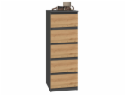 Topeshop W5 ANT/ART KPL komoda
