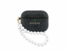 Guess Pouzdro 4G Pearl Strap pro Apple AirPods Pro 3 černé