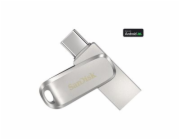 SanDisk Ultra Dual Drive Luxe - Jednotka USB flash - 2 TB - USB 3.2 Gen 1 / USB-C - stríbrná
