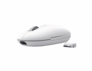 Trust Seron Slim/Kancelářská/Optická/3 200 DPI/USB+BT/Bílá