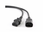 GEMBIRD Kabel síťový, prodlužovací, 3m VDE 220/230V napájecí