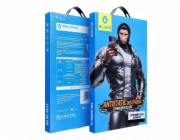 Blueo Tvrzené sklo 5D Mr. Monkey Glass pro Apple iPhone 17 Air černé (silné HD)