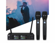 DNA Professional XMIC 2 - bezdrátová dvojitá sada: 2 ruční mikrofony + přijímač (518–542 MHz)