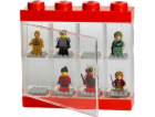 Room Copenhagen Vitrína na 8 minifigurek LEGO červená (če...
