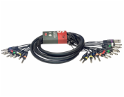 Stagg SML3/16P8PS E, kabel 16x mono JACK/8x stereo JACK, 3m