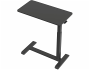 Gembird Mobilní stolek na notebook s kolečky, nastavení výšky, černý