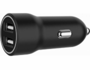 Gembird 2portová USB nabíječka do auta, 3,1 A, černá