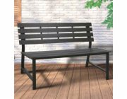 Zahradní lavice 125 cm dřevoplast KO-FA6110000