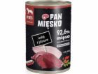 PAN MIĘSKO Krůta se zvěřinou – vlhké krmivo pro psy – 400g