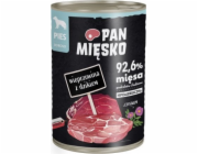 PAN MIĘSKO Vepřové s divočákem – vlhké krmivo pro psy – 400g