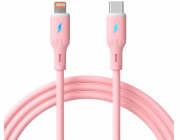 Akyga Kabel USB-C / Lightning 1m AK-USB-71 30W, Pink Silicone