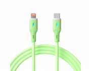 Akyga Kabel USB-C / Lightning 1m AK-USB-73 30W, Green Silicone