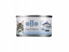 OLLO Cat nr 11 Tuna & Salmon in broth - wet cat food - 70g