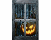 Halloween, okenní dekorace dýně, 80x120 cm