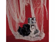 Halloween dekorační síť šedá, 55x350 cm